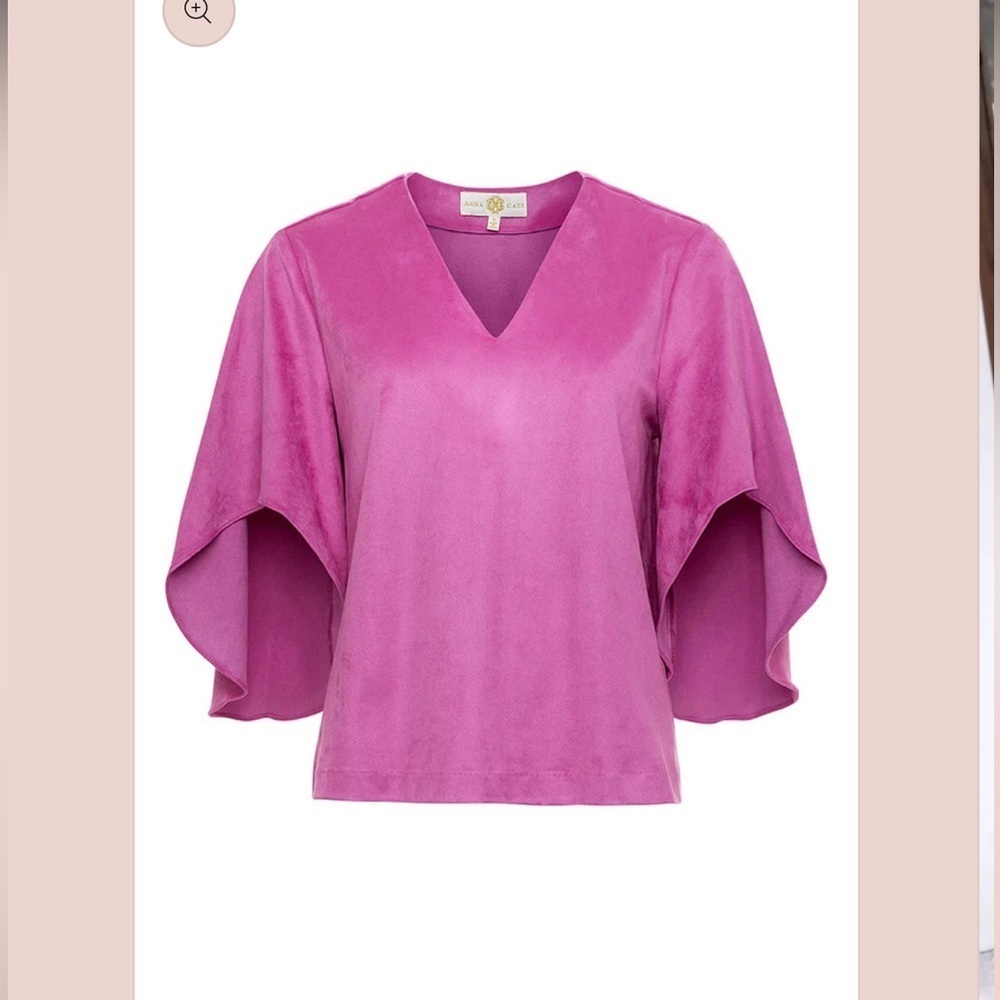Anna Cate Nina‎ Top suede size small